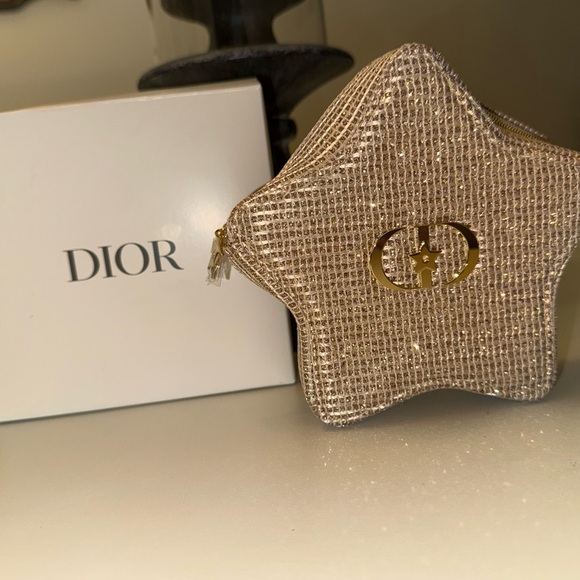 Dior Glittering Gold Star Accessory Bag - Picture 3 of 6